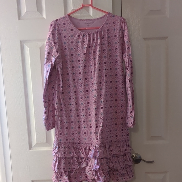 Lands' End Pink, Violet, and Blue Ruffle Dresses 16+ - Picture 3 of 6